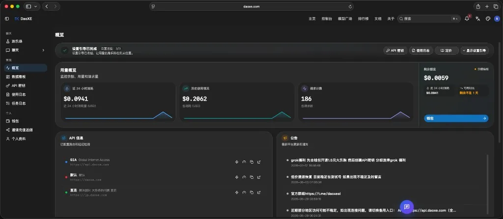 Console overview